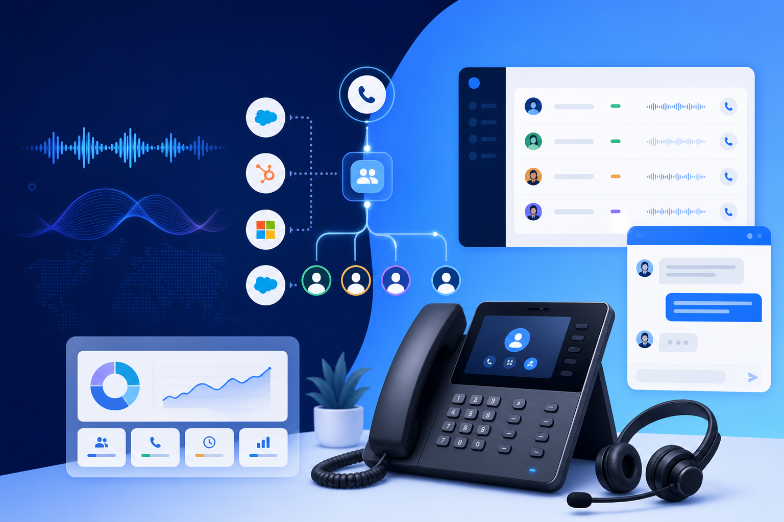 Telefonia integrada ao atendimento ultraWhats